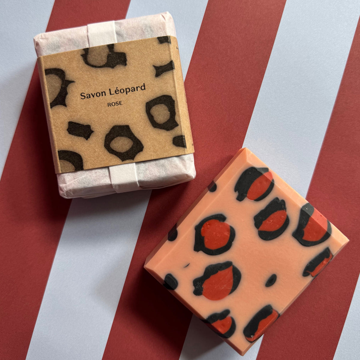 Savonnier patissier - Seife „Rosa Leopard“
