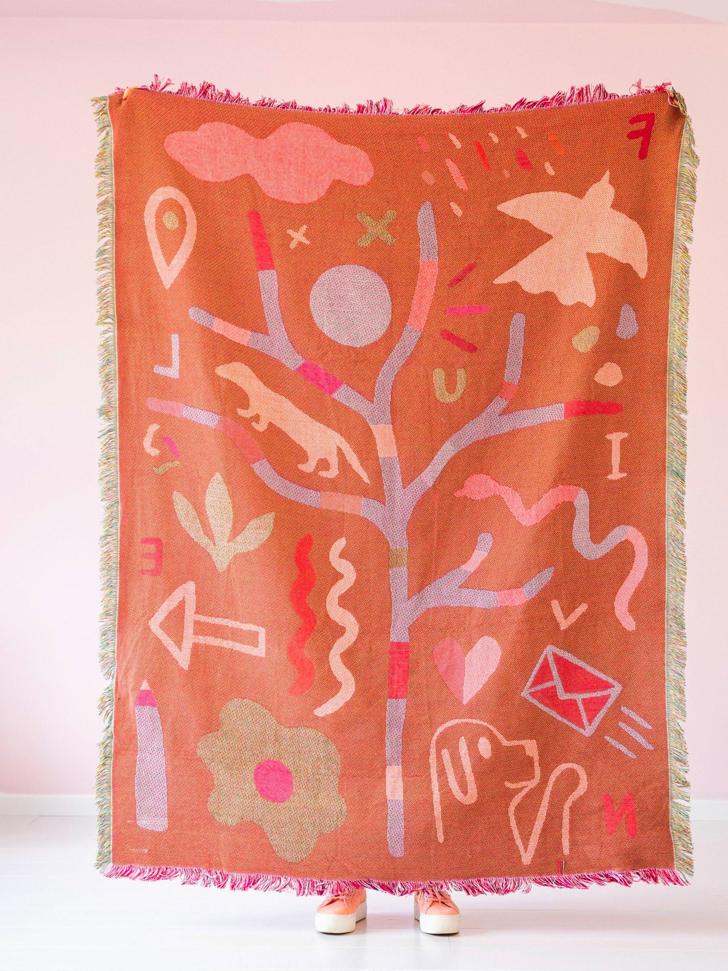 Tropical Scandinavian - Tree of life blanket