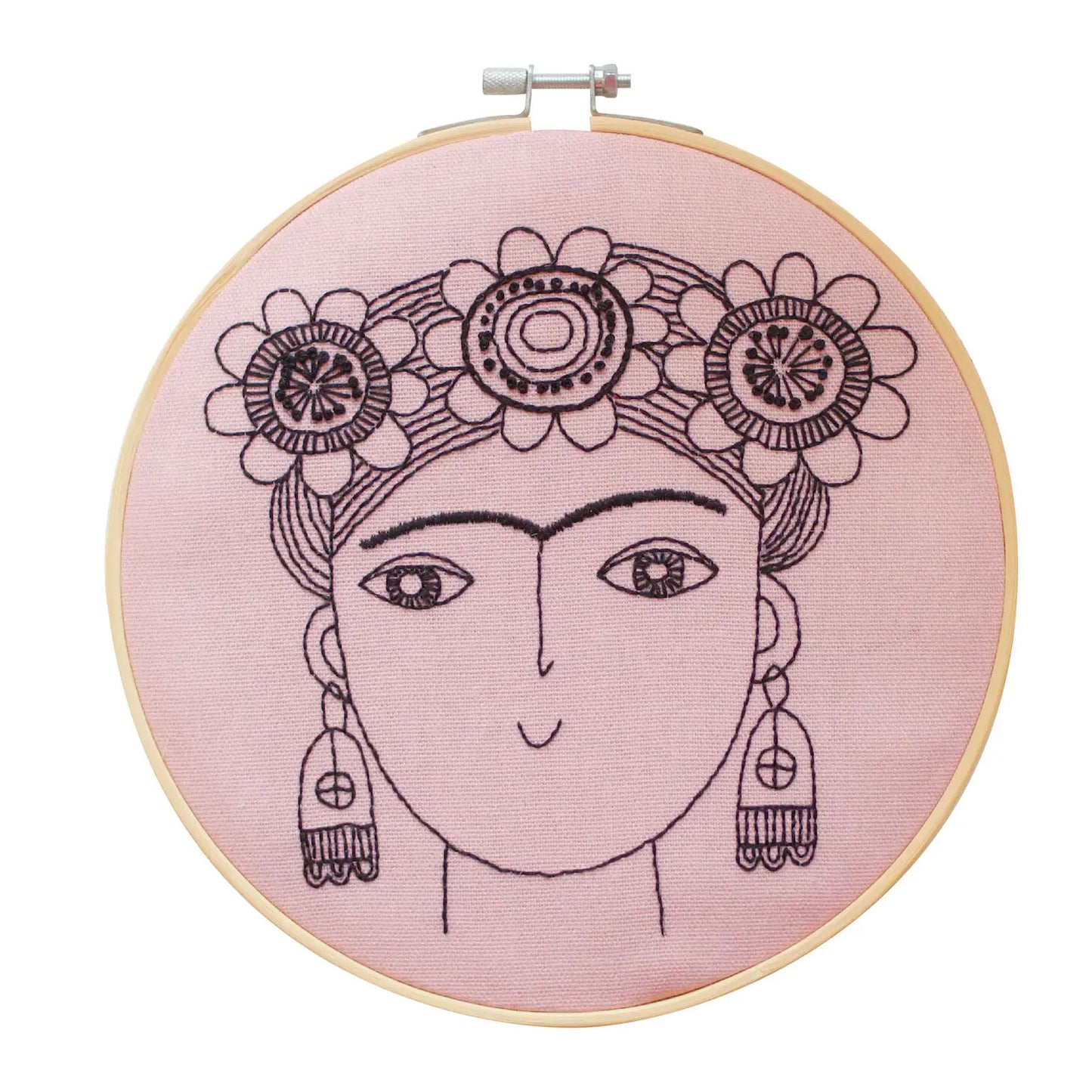 Cotton Clara/ Stickreifen-Set, inspiriert von Frida Kahlo