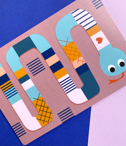 Frühstücks-Brettchen "Mr Snake", life is delicious